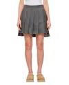 Thom Browne Women Pleated Skirt In Grey