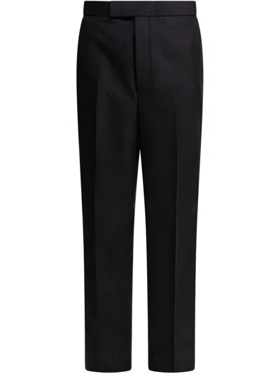 Thom Browne Pleated Tailored Trousers In Black