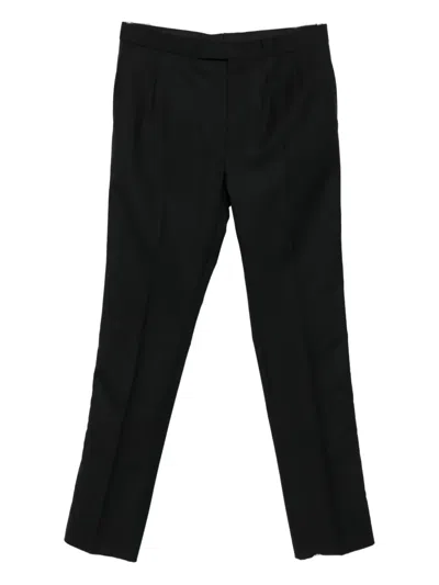 Thom Browne Pleated Trousers In Black