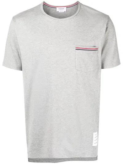THOM BROWNE POCKET COTTON T-SHIRT
