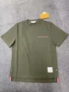 Thom Browne Pocket-detail T-shirt In Green