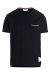 Thom Browne Jersey Cotton Short Sleeve Pocket Tee