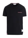 Thom Browne Pocket Jersey T-shirt In Blue