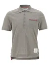 Thom Browne Pocket Polo Lt Grey