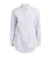 Thom Browne Point-collar Shirt In Blue