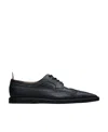Thom Browne Pointed -toe Leather Brogues In Black