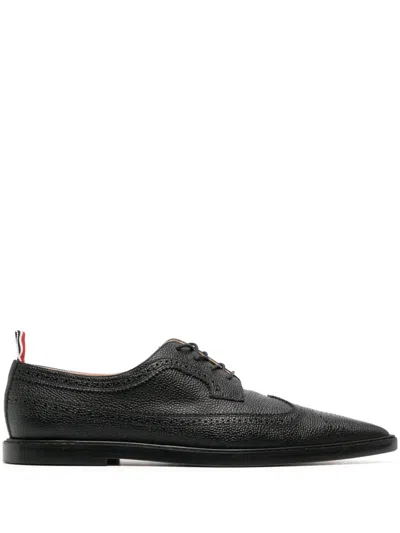 THOM BROWNE POINTED -TOE LEATHER BROGUES