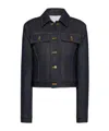 Thom Browne Japanese Selvedge Denim Jacket Puffer Jackets Blue In Blue