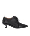 Thom Browne Longwing Brogues With Sculpted Heel In Black