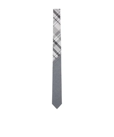 Thom Browne Pointed Tie In Gray