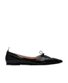Thom Browne Woman Ballet Flats Black Size 8 Leather In Black
