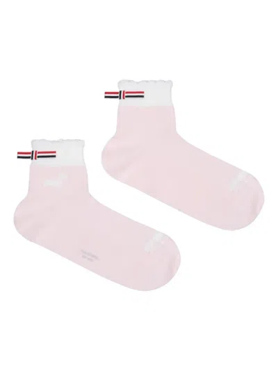 THOM BROWNE POINTELLE HECTOR SOCKS