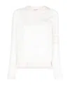 Thom Browne Pointelle-knit 4-bar Jumper In White