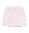 Thom Browne Pointelle Pleated Skirt In Pink