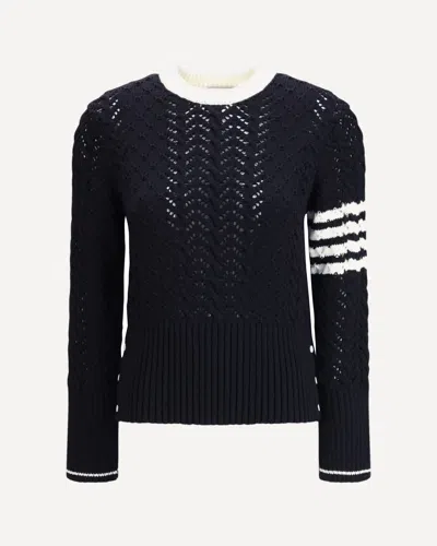 THOM BROWNE POINTELLE SWEATER