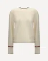 Thom Browne Pointelle Wool Sweater In White