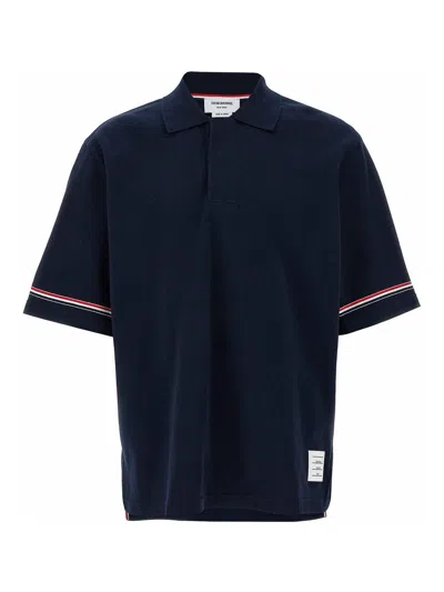 THOM BROWNE POLO - AZUL