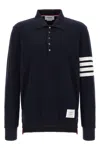 Thom Browne 4bar Polo Blue In Blue