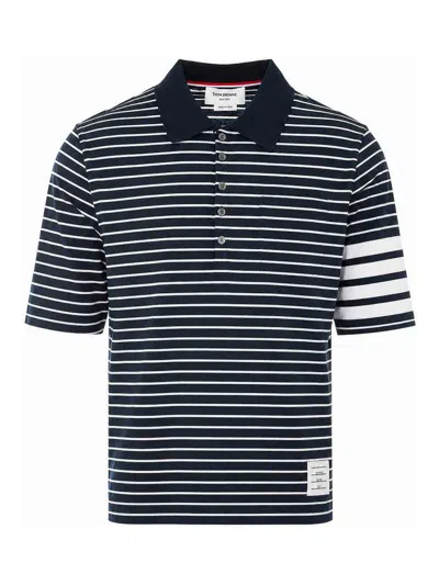 Thom Browne Polo - Azul In Multi