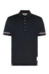 Thom Browne Rwb Striped Short-sleeved Polo Shirt In Animal Print