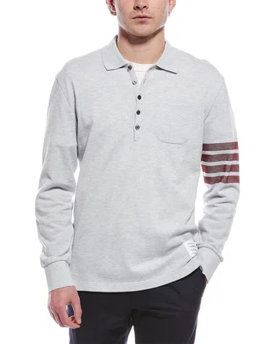 Thom Browne Polo Shirt In Gray