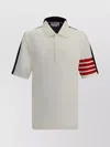 Thom Browne Polo Shirt Whit Iconic Bands