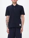 Thom Browne Polo Shirt Men  In Blue