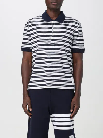 Thom Browne T-shirt  Herren Farbe Blau In Blue