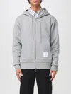 Thom Browne Polo Shirt  Men Color Grey In Gray