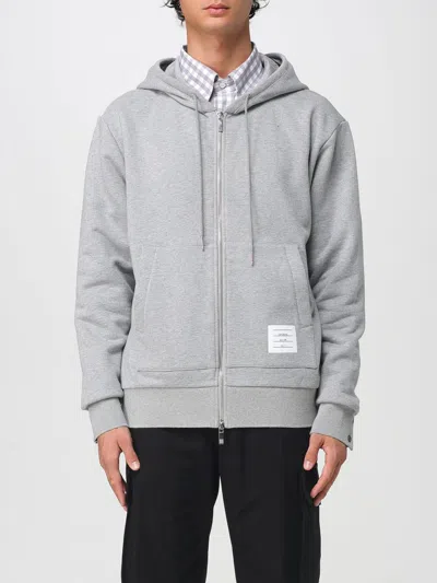 Thom Browne Polo Shirt  Men Color Grey In Gray