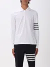 Thom Browne Polo Shirt  Men Color White In Gray