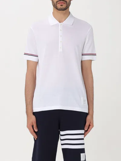 THOM BROWNE POLO SHIRT THOM BROWNE MEN COLOR WHITE,402717001