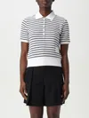 Thom Browne Striped Textured-knit Polo Shirt In Blue