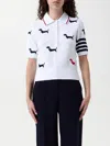 Thom Browne Cotton Milano Short Sleeved T-shirt In White
