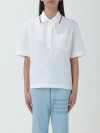 Thom Browne Polo Shirt  Woman Color White In White