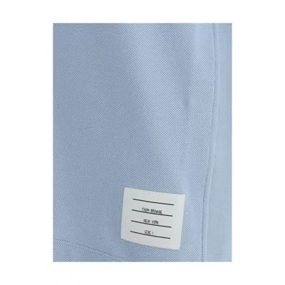 THOM BROWNE POLO SHIRT WHIT ICONIC BANDS