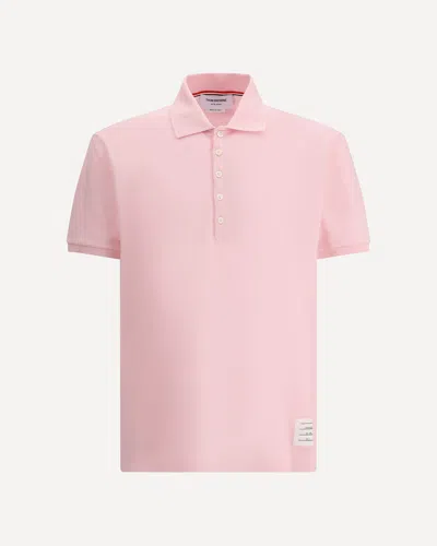 THOM BROWNE POLO SHIRT WHIT ICONIC BANDS