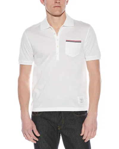 Thom Browne Polo Shirt In White
