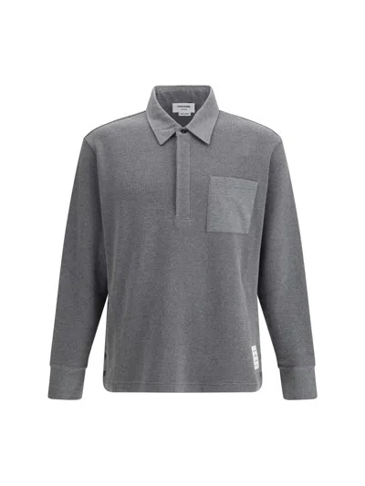 THOM BROWNE THOM BROWNE POLO SHIRTS