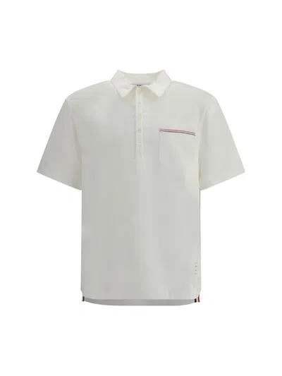 THOM BROWNE THOM BROWNE POLO SHIRTS