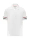 THOM BROWNE THOM BROWNE POLO SHIRTS