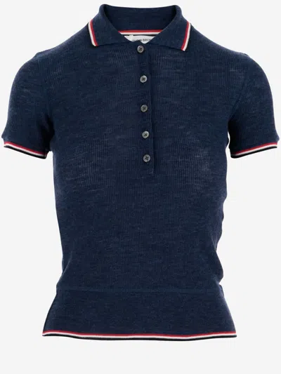 THOM BROWNE POLO T-SHIRT