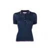 Thom Browne Polo T-shirt Women In Blue