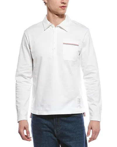 Thom Browne Polo T-shirt In White