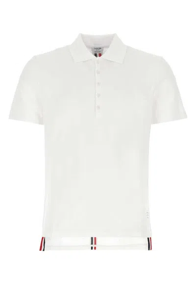 Thom Browne Polo In White