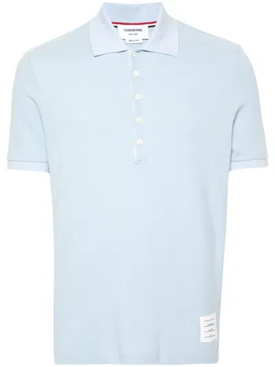 THOM BROWNE POLOSHIRT MIT LOGO-STREIFEN
