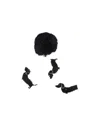 Thom Browne Pompom Detail Dog Beanie In White
