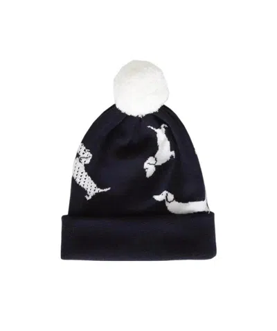 Thom Browne Pompom-detail Hector Beanie In Black