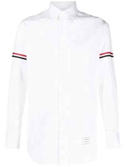 THOM BROWNE POPLIN ARMBAND CLASSIC SHIRT