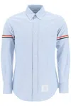 THOM BROWNE THOM BROWNE OXFORD BUTTON DOWN SHIRT WITH RWB ARMBANDS